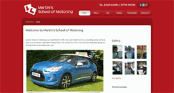 Desktop Screenshot of martinschoolofmotoring.co.uk