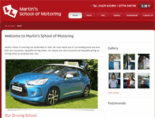 Tablet Screenshot of martinschoolofmotoring.co.uk